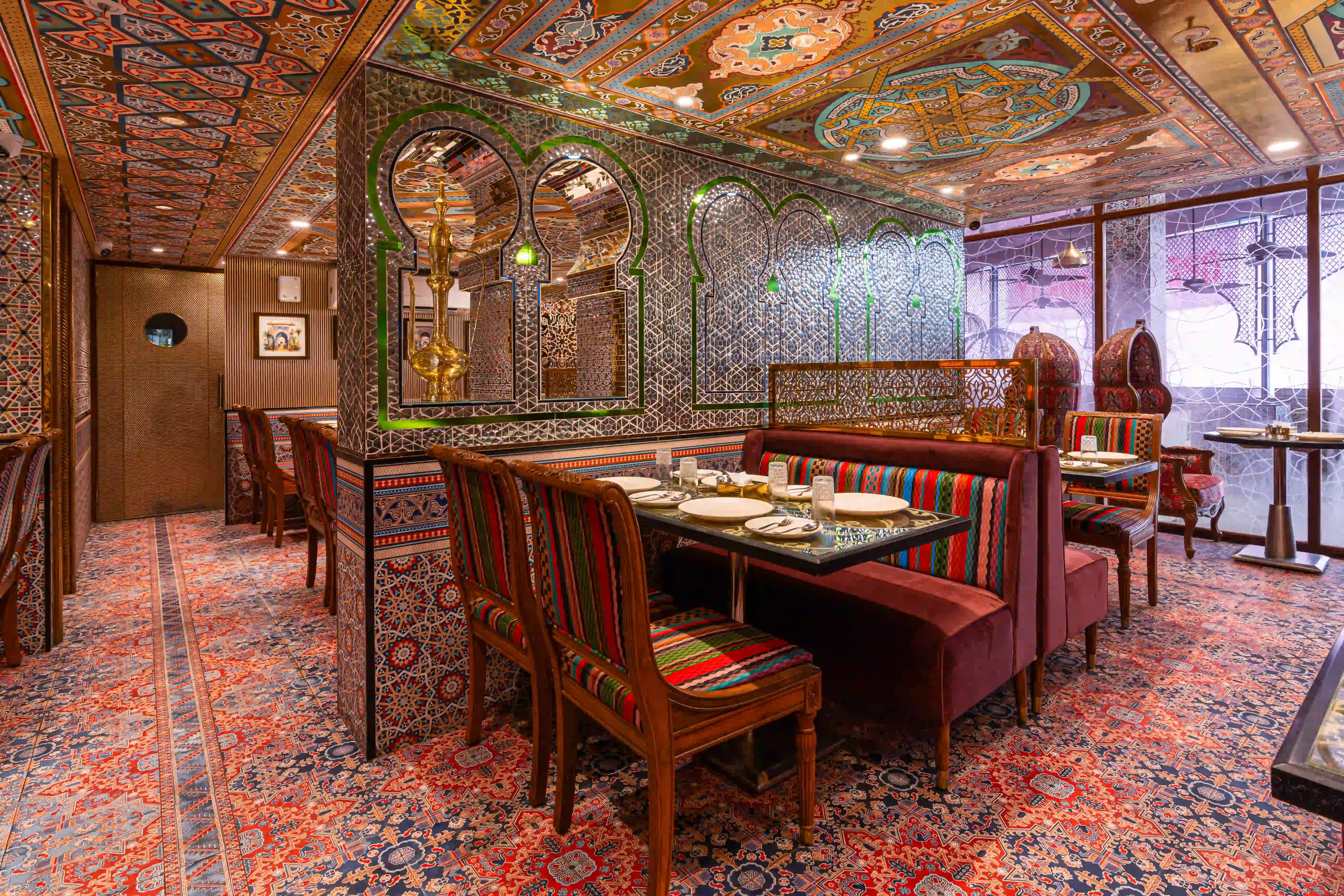 Persian Darbar Family Sitting Dinner Ambience
